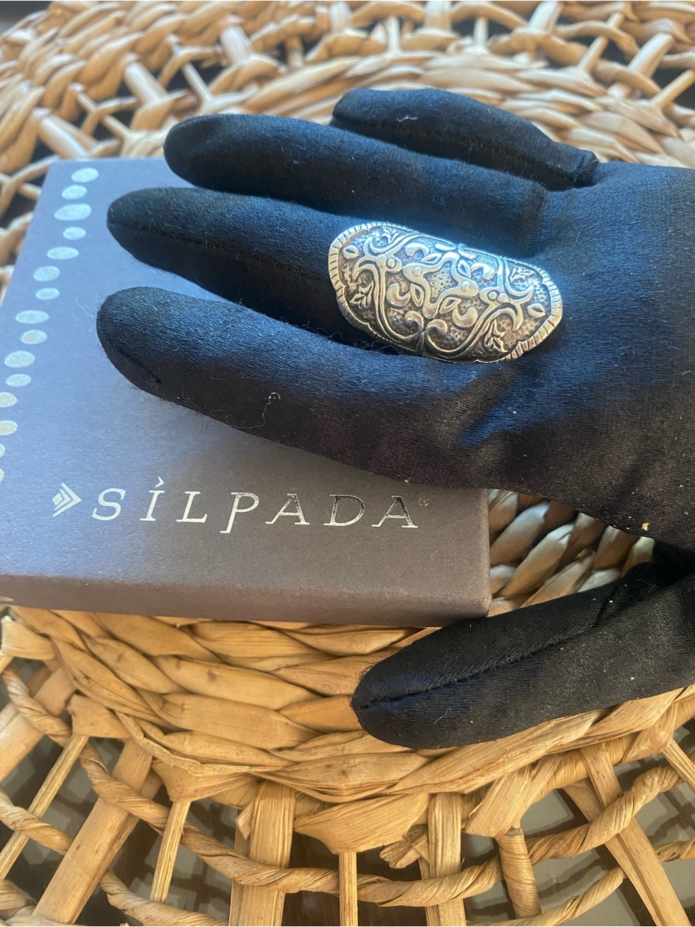Vintage Silpada "Helen of Troy" Sterling Silver Ring